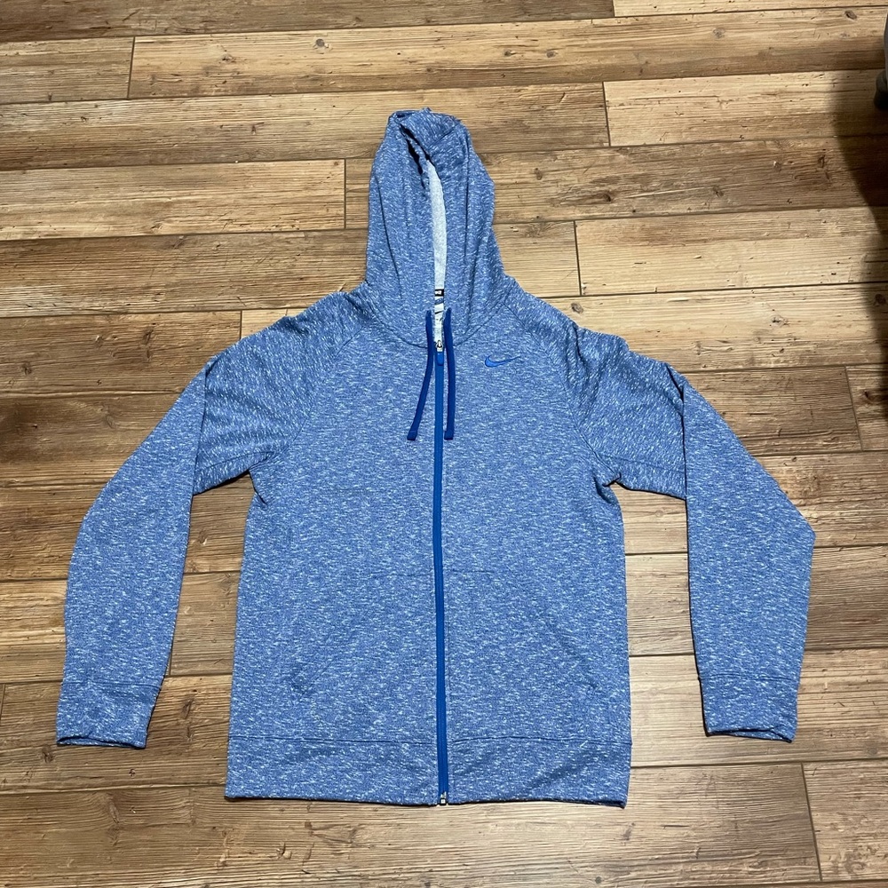 Nike Dri-Fit Sweatshirt Blue Size Small
